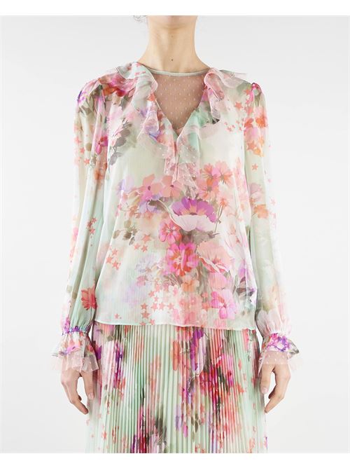 Printed crepon blouse Twinset TWIN SET | Blouse | TP273410539